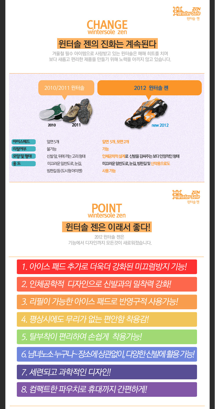 미끄럼방지덧신/고무아이젠 윈터솔젠